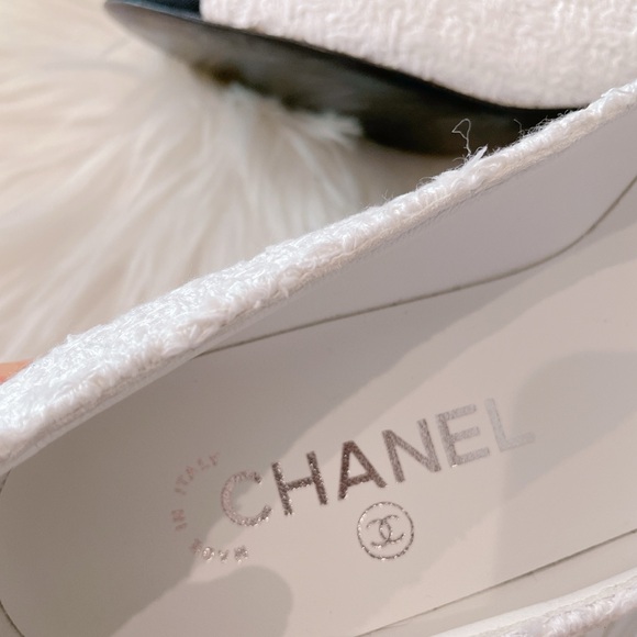 Chanel CC tweed flats - Picture 8 of 12